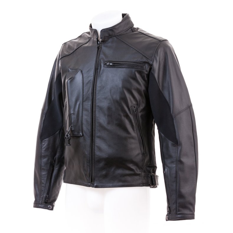 Leather jacket Roadster svart